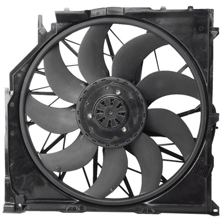 Plastic fan blade 12v 24v 48v CE certificated 350 mm diameter ac exhaust axial fan blades for car cooling fan
